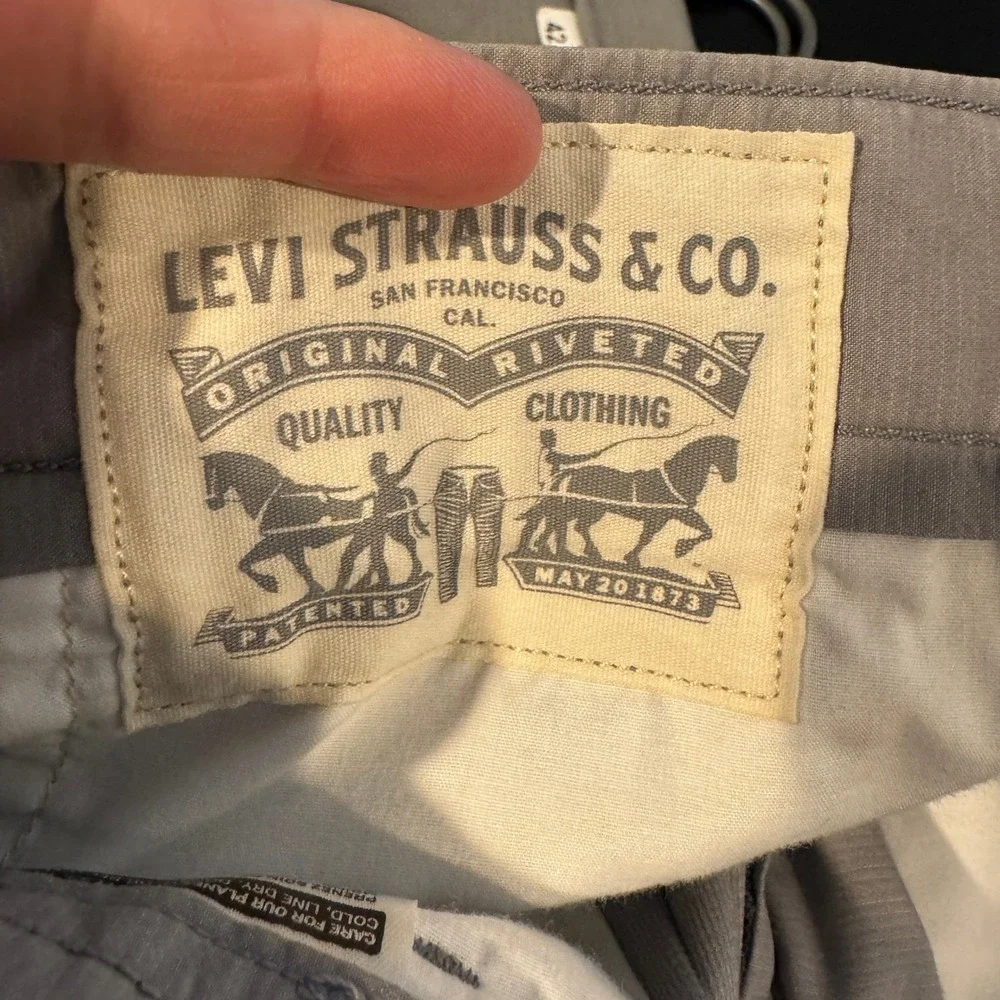 Levis Cargo Utility Shorts Mens 31 Multi Pocket Ripstop‎ Workwear Gorpcore